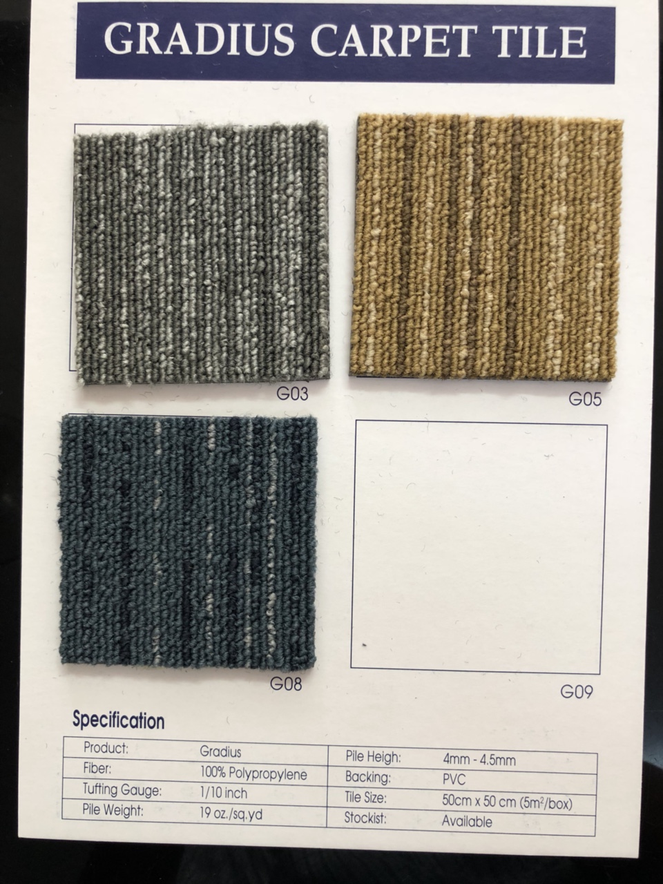 Thảm gạch Gradus